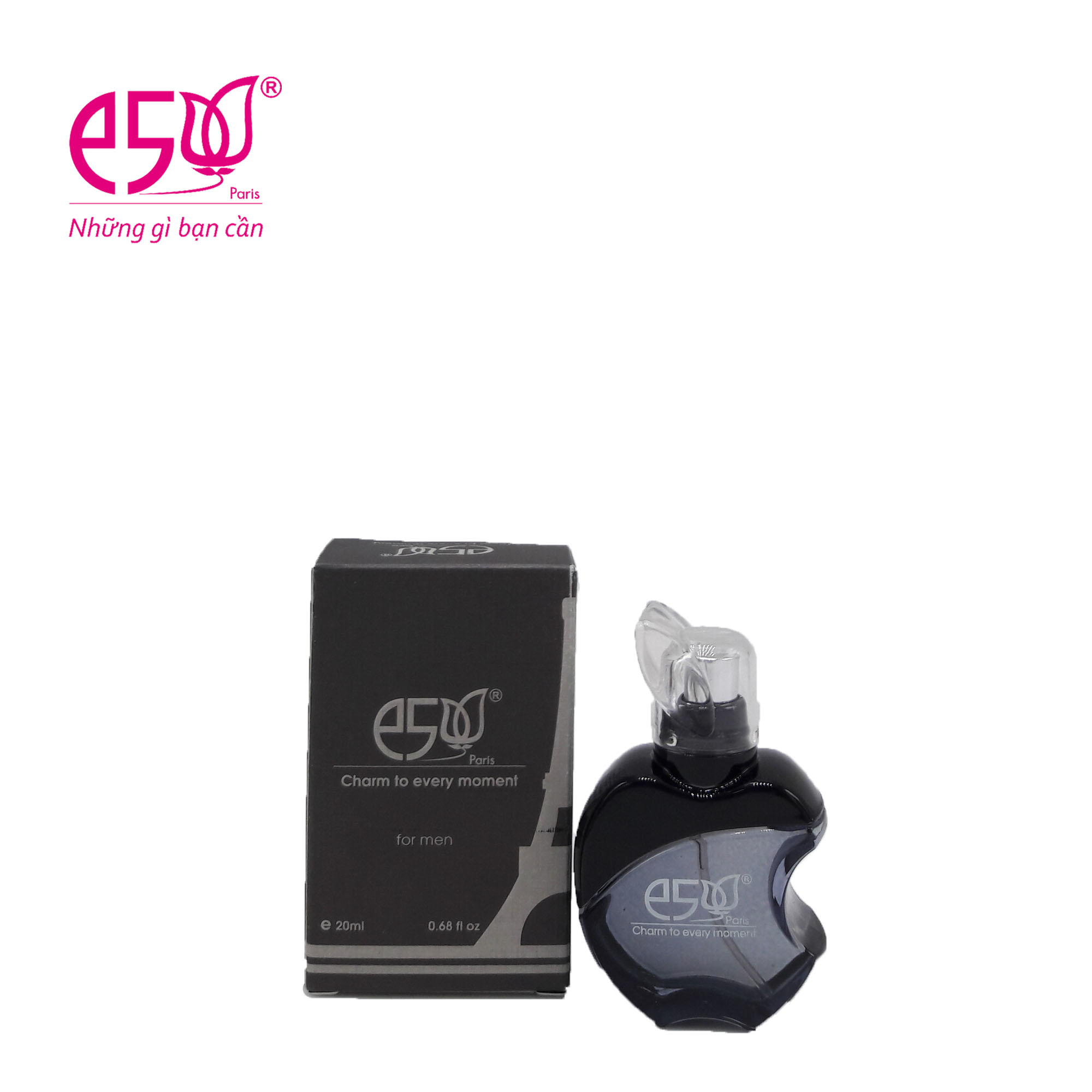 Nước hoa nam E5 For Men E5 Eau de Cologne 20ml (Đen)