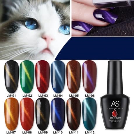 [HCM]Sơn gel AS - mắt mèo 3D mã LM