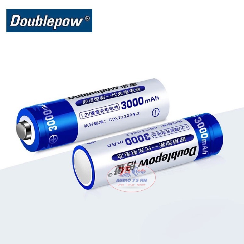 Pin tiểu sạc dung lượng cao Doublepow AA 3000mAh