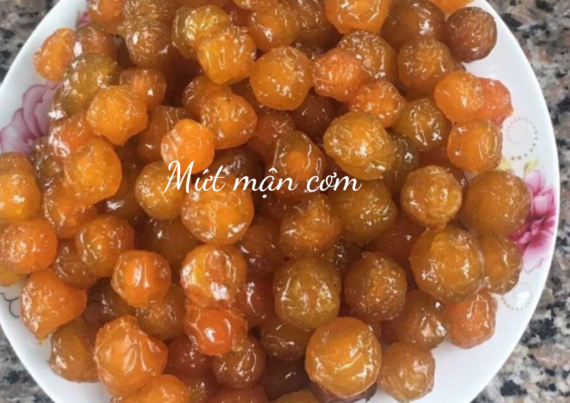 200g túi Mứt mận cơm thơm ngon