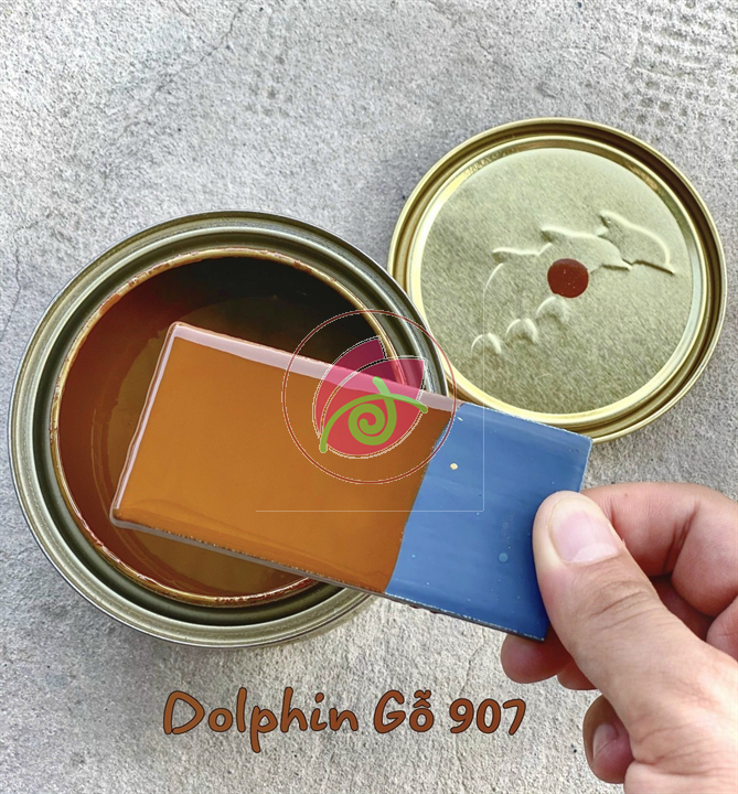 Sơn sắt mạ Kẽm Màu gỗ 1k Dolphin hoặc 1k Yes - 400g, 800g