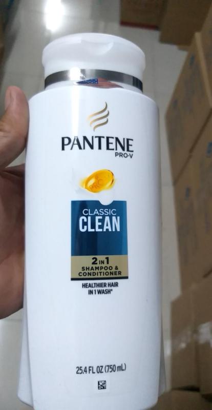 Pantene Dầu gội xả Pantene Pro-V Classic Clean 2in1 750ml nhập khẩu Mỹ nhập khẩu