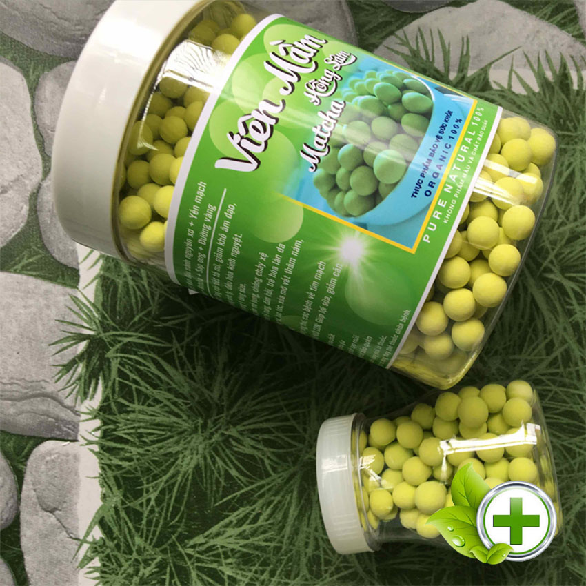 Viên Mầm Đậu Nành Nguyên Xơ ( Hộp 500gram )