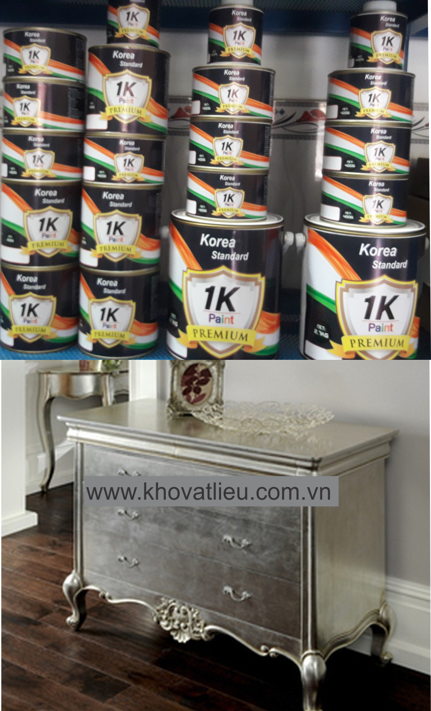 Sơn Nhũ Bạc 1k - Sơn đa năng trên tất cả các bề mặt
