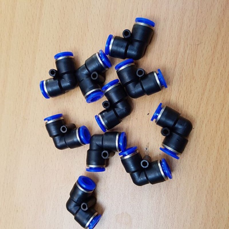 Cút(co) nối nhanh dây đẫn khí PU 6,8,10mm