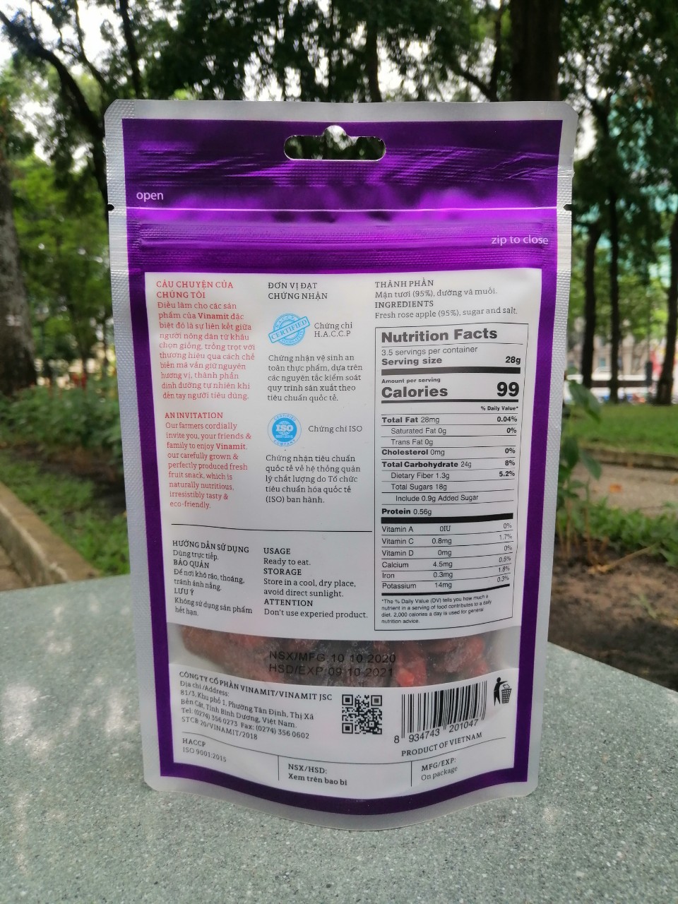 Mận sấy dẻo Vinamit 100g mận ngon mềm dẻo