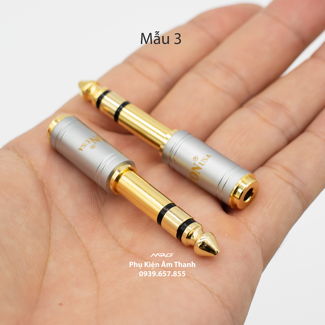 Jack Chuyển Đổi 3.5 Sang 6.5 (lổ cắm 3.5 ra đầu jack 6ly) giá 1 chiếc. JC