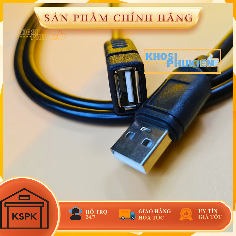 Dây usb nối dài 5m /1.5m chống nhiễu tốt