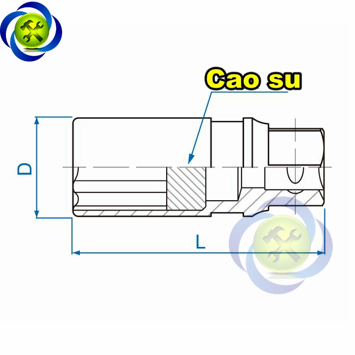 [HCM]Tuýp tháo bugi 20.8mm Kingtony 463521M dài 70mm