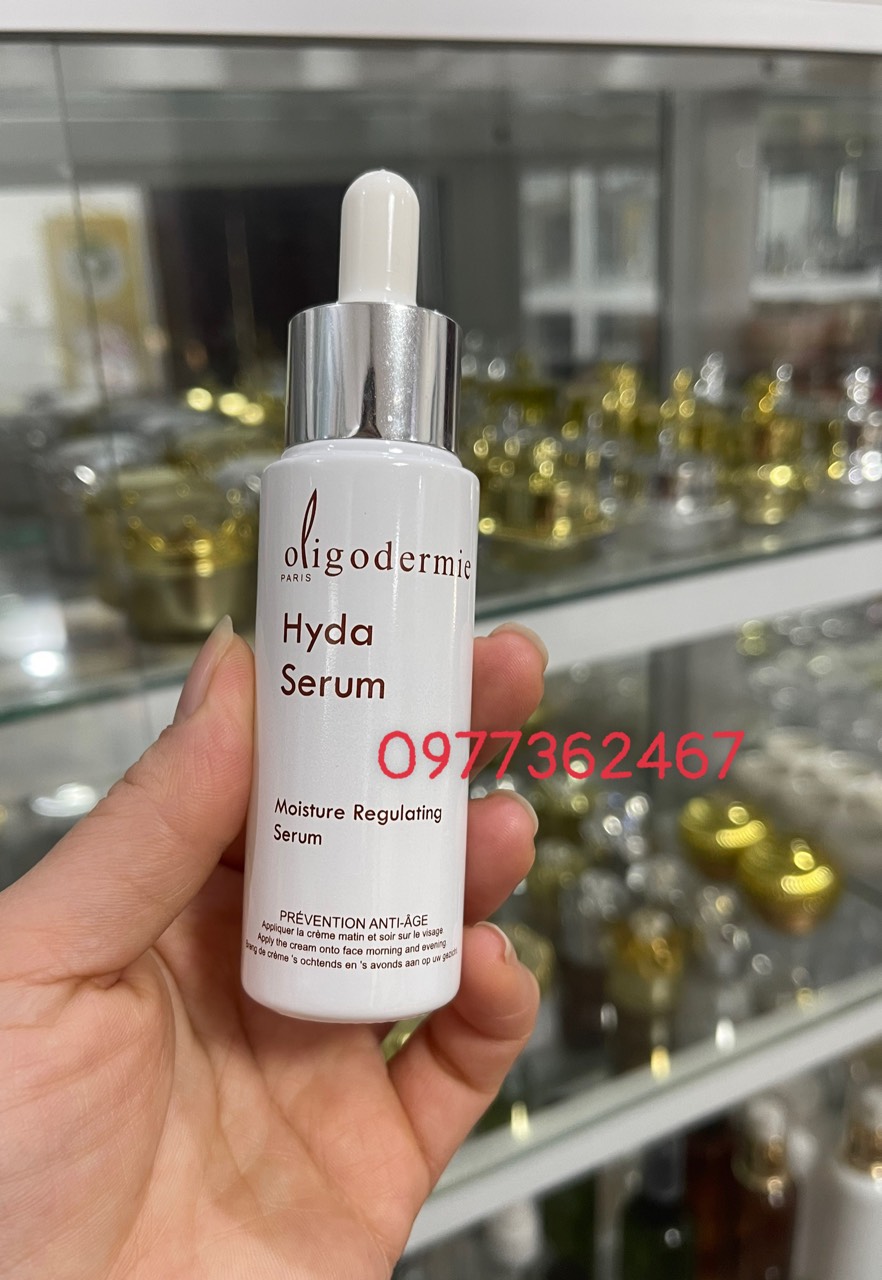 Vỏ chai thủy tinh đựng serum 30ml màu trắng cao cấp in sẵn