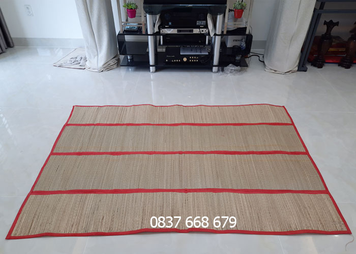 Chiếu cói 1m4 x 1m9 xếp gấp gọn nhẹ