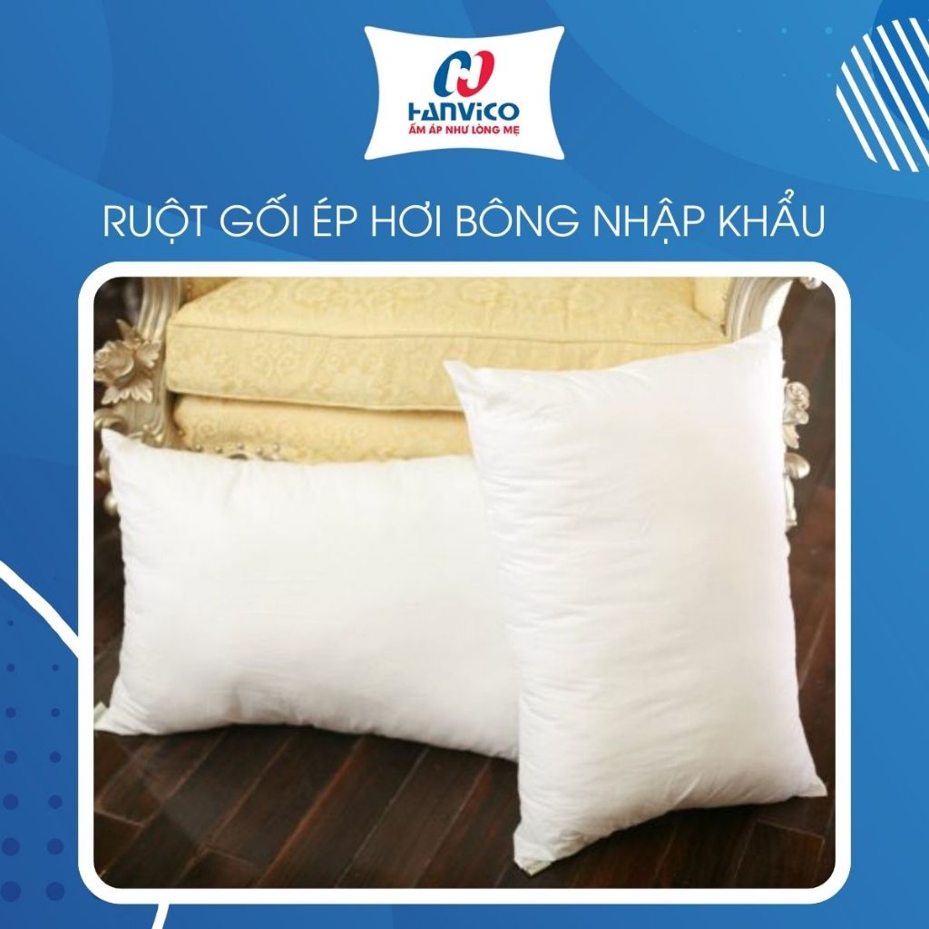Ruột gối đầu cao cấp bông TCM Hanvico