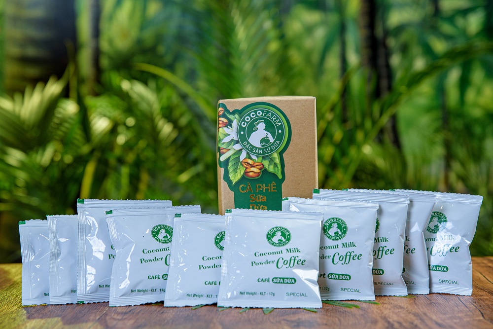 Cà Phê Sữa Dừa hòa tan Cocofarm