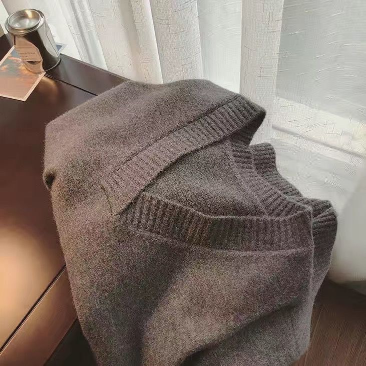 Áo Len Gile Nữ Màu Trơn Hàn Quốc