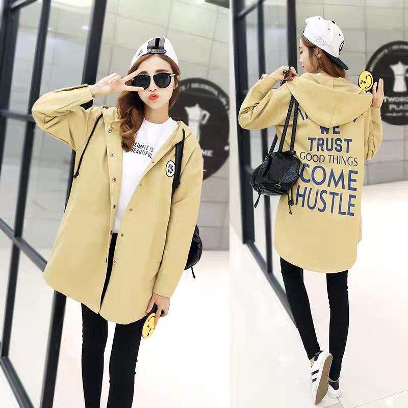 [HCM]ÁO KHOÁC KAKI NỮ FORM DÀI COME HUSTLE SIÊU HOT