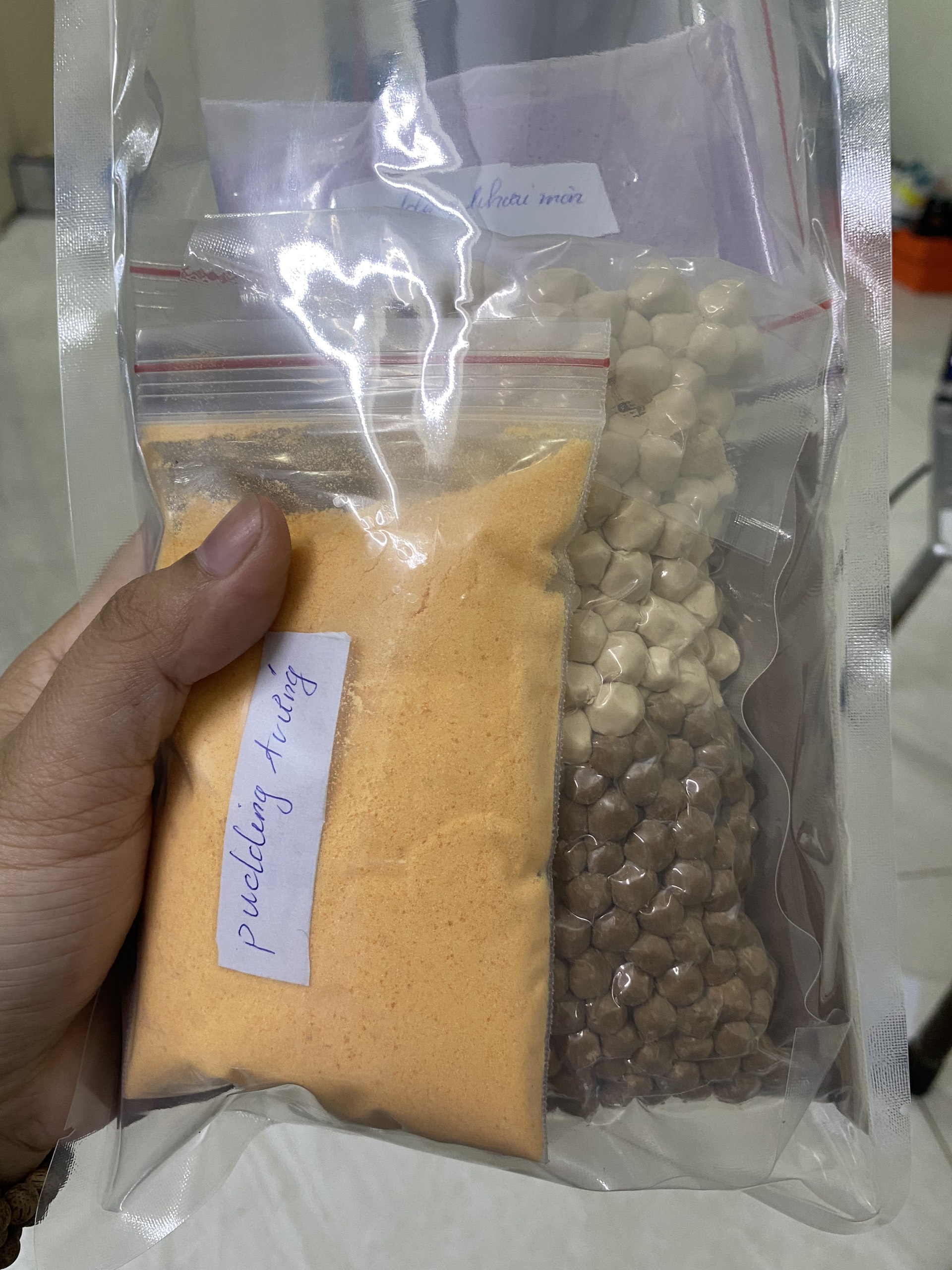 Set milo dầm Trân châu Pudding