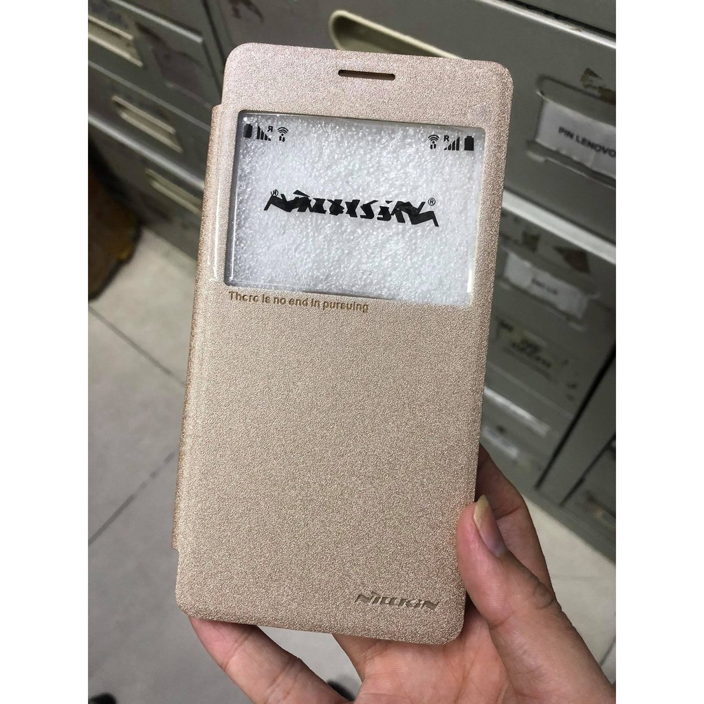 Sale NhanhBao Da Lenovo Vibe P1 Hiệu Nillkin Sparkle