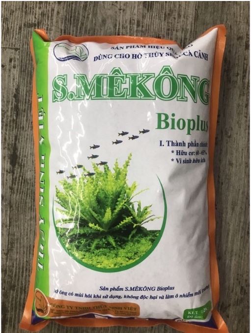 Phân nền thủy sinh S MeKong Bio Plus - bao 2kg