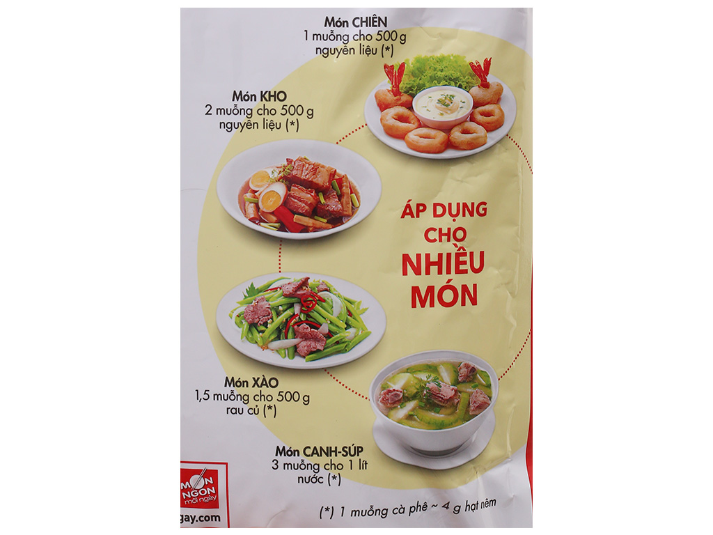 Hạt nêm vị heo Aji-ngon gói 900g