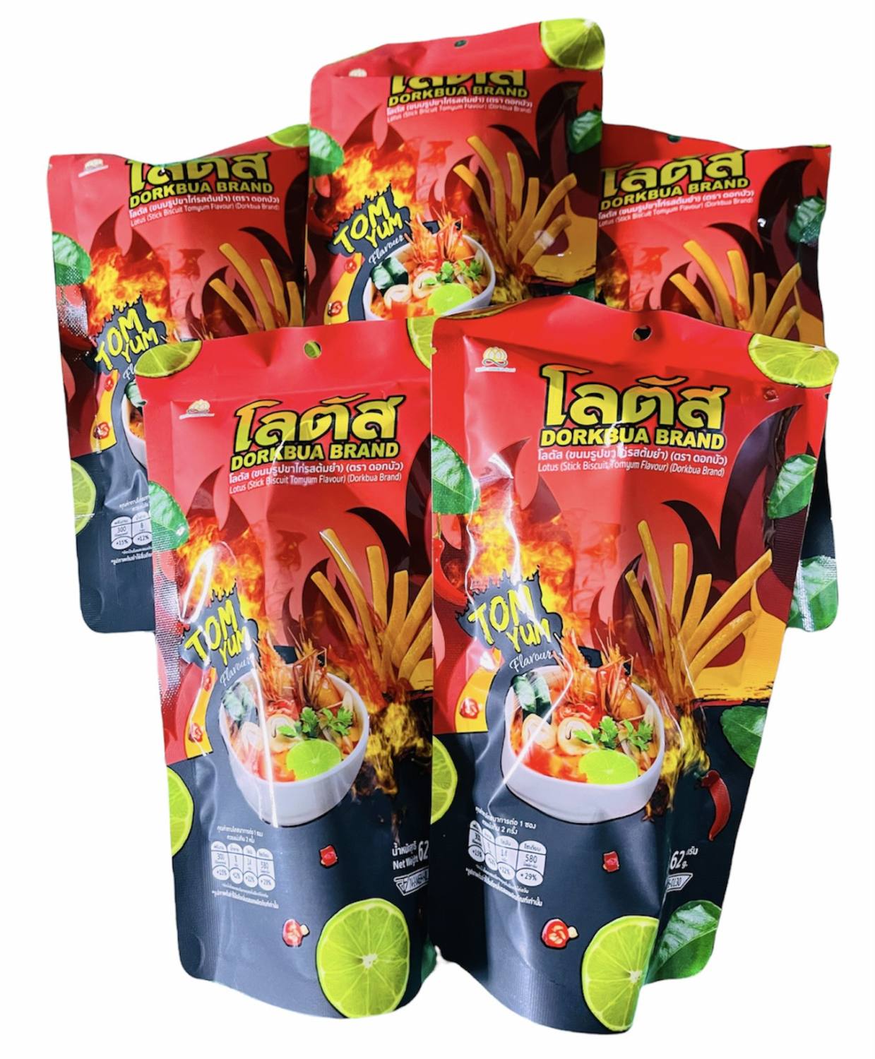 BÁNH QUE THÁI LAN VỊ TÔM MỰC 62G