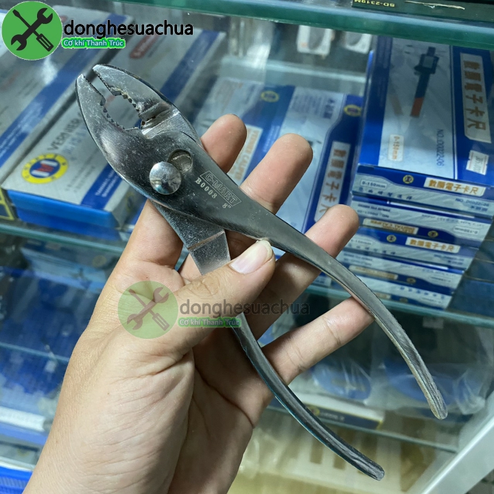 [HCM]Kềm mỏ cá cán sắt C-Mart B0008-8 200mm