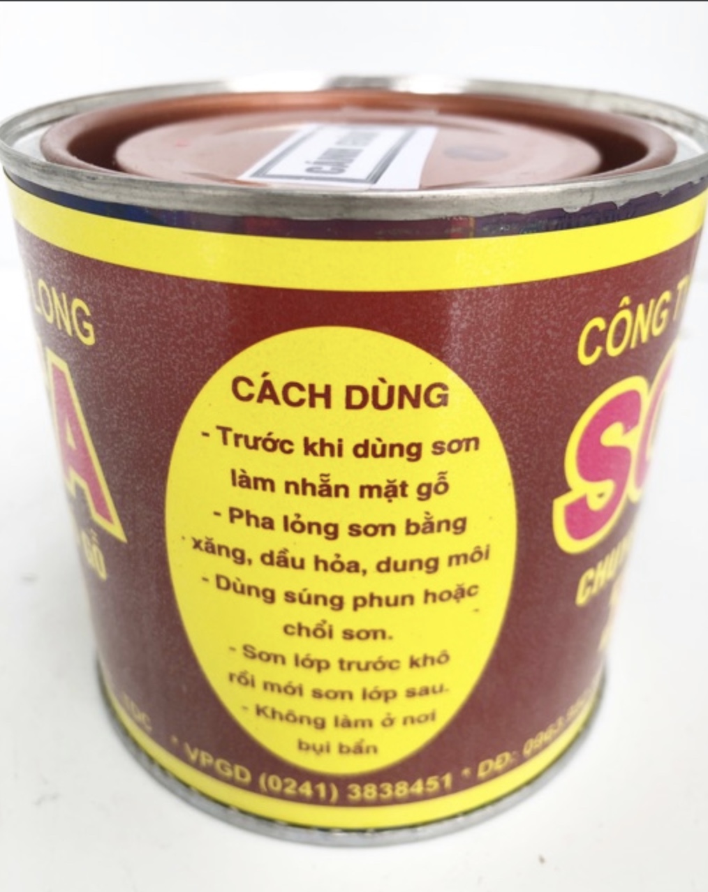 SƠN CHO GỖ MÀU CÁNH GIÁN