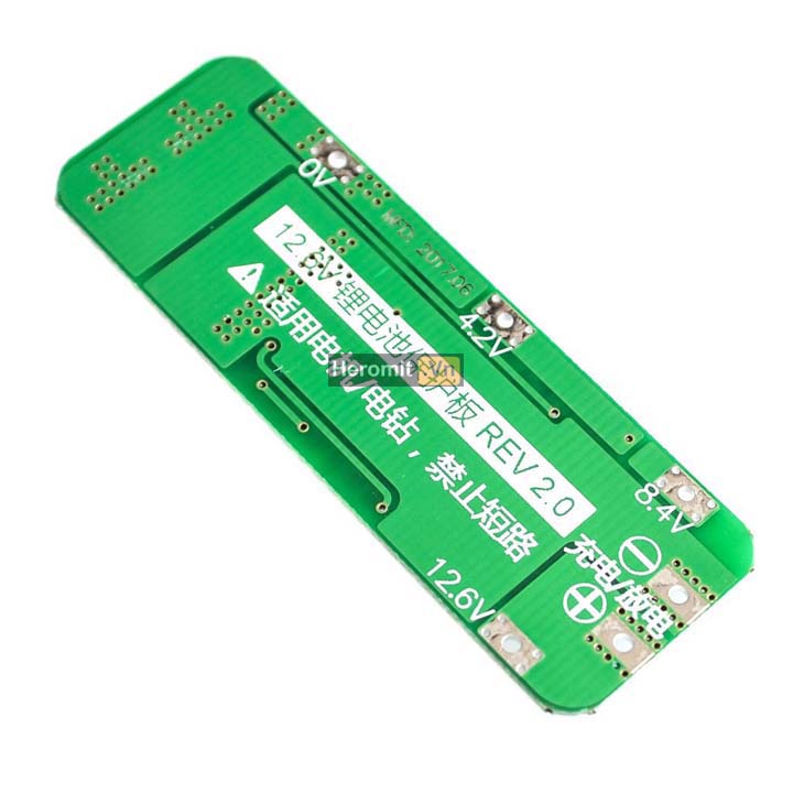 Mạch 3S 12V 20A Sạc Bảo Vệ Pin 3.7V