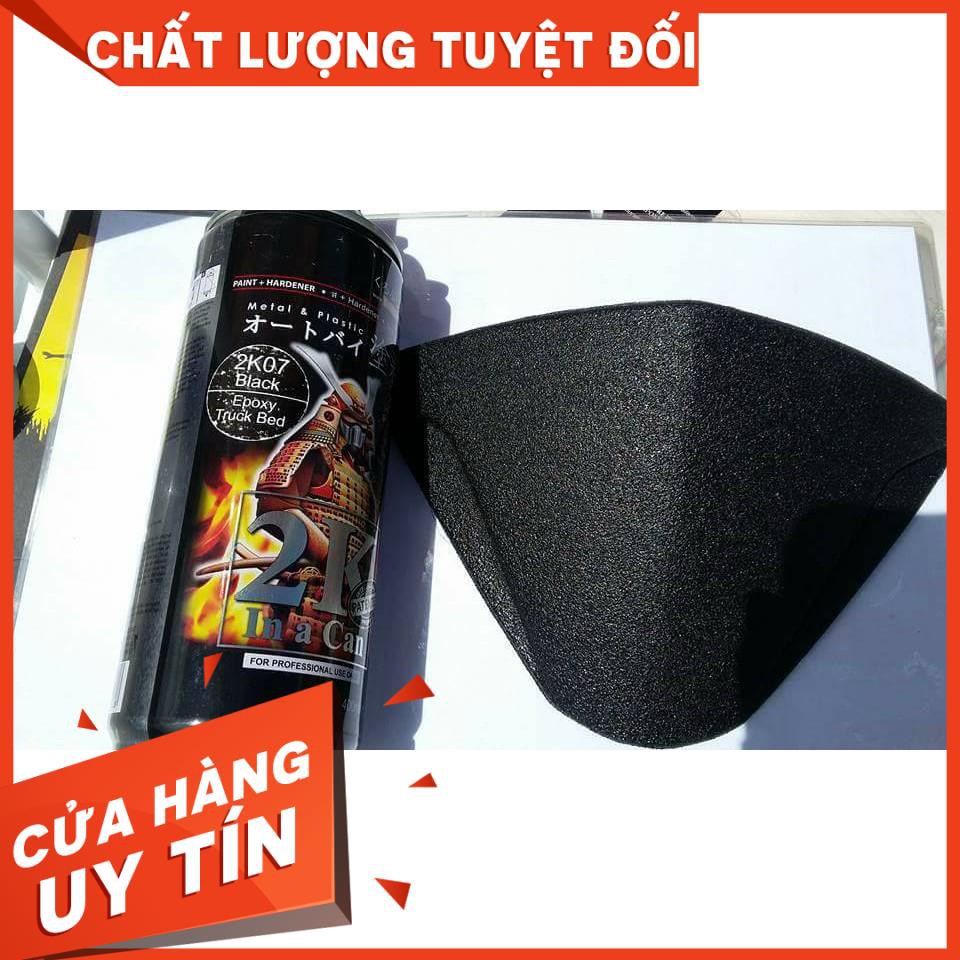 SƠN SAMURAI KUROBUSHI 2K MÀU ĐEN - PHỦ SÀN XE TẢI - PU (2K07)
