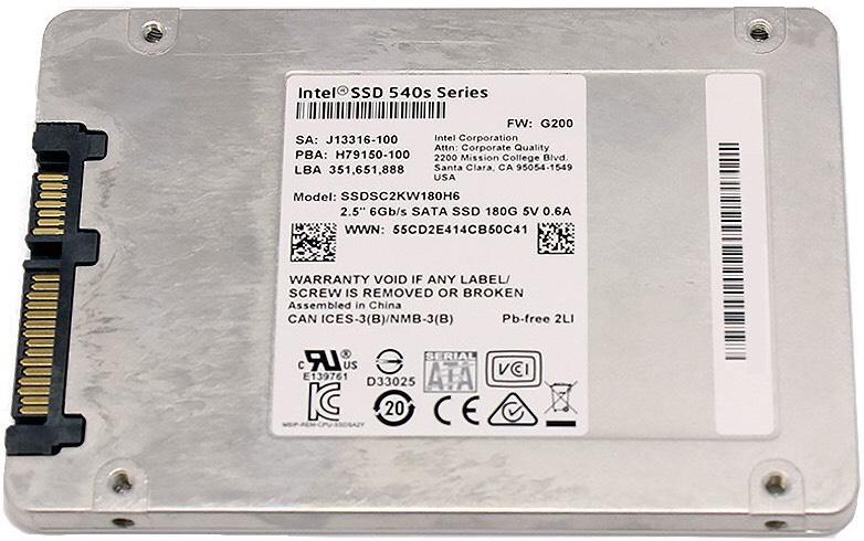 Ổ cứng SSD 256Gb Intel 540s 2.5-Inch SATA III