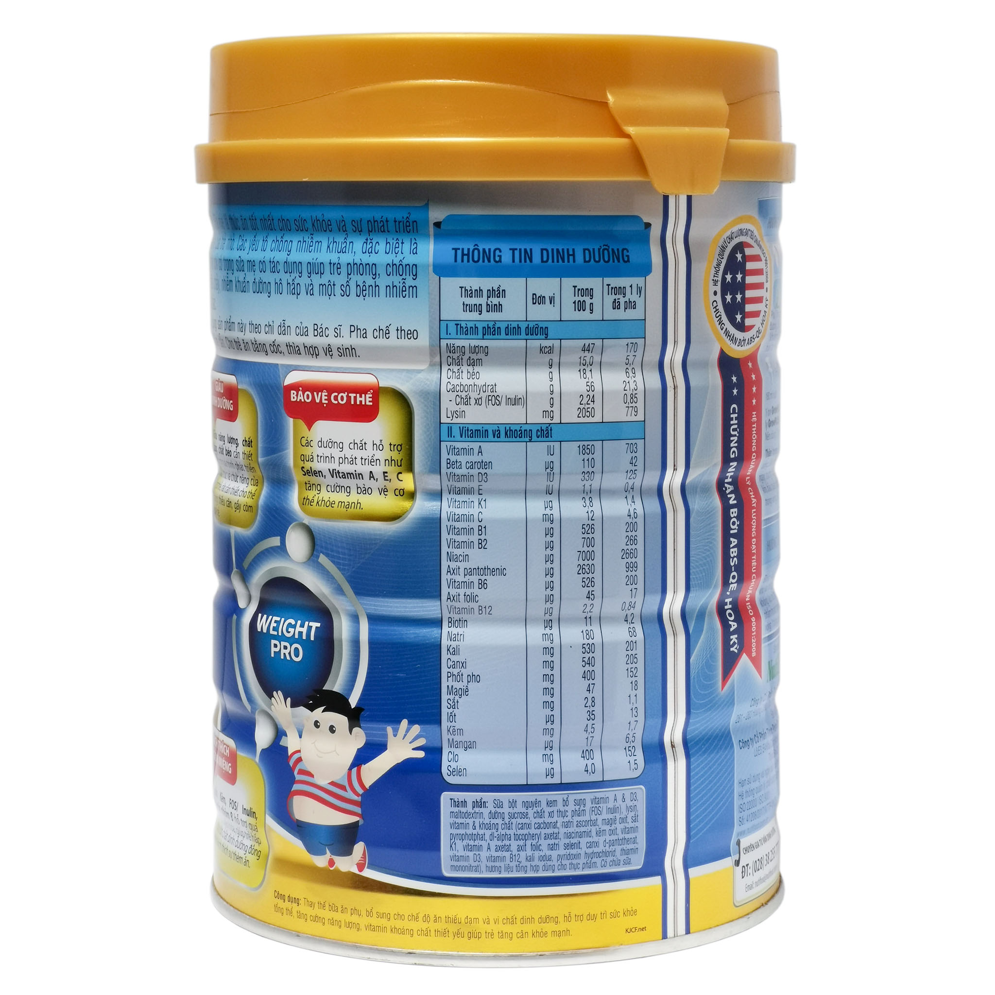 SỮA BỘT NUTIFOOD GROW PLUS+ XANH 900G