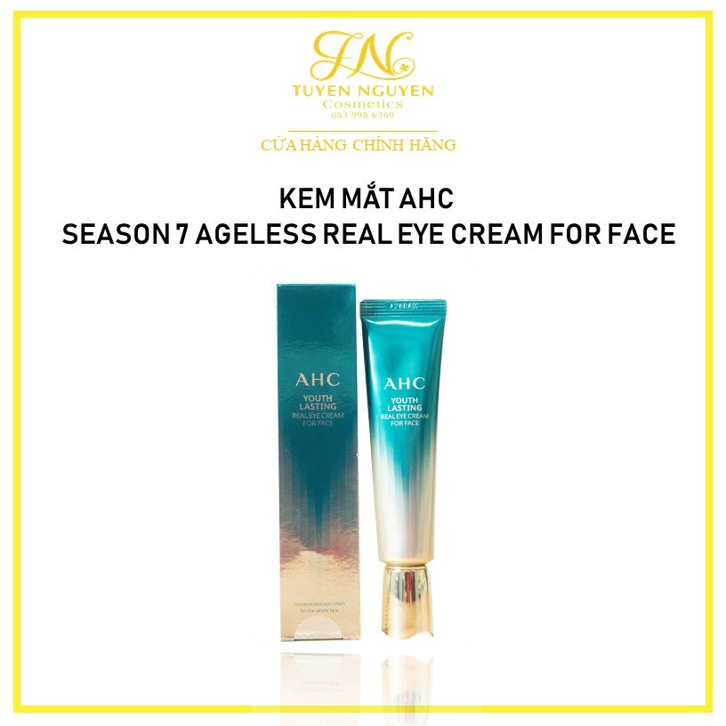 Kem mắt ahc season 7 ageless real eye cream for face