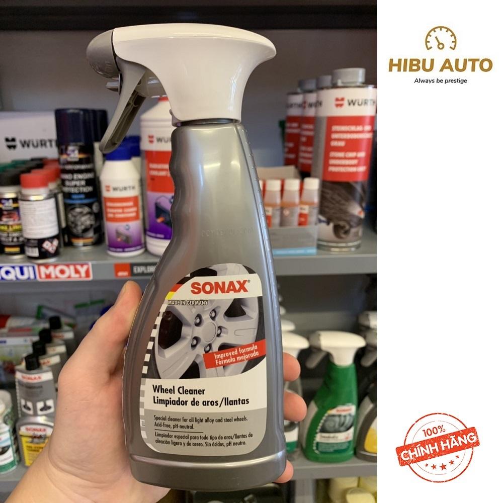 [HCM]Dung dịch xịt rửa mâm vành xe Sonax 500ml 429200