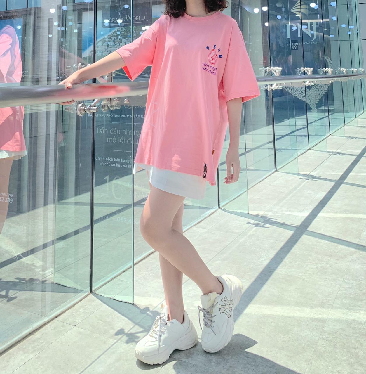 Áo thun TSUN Candy Tee-Pink unisex nam nữ