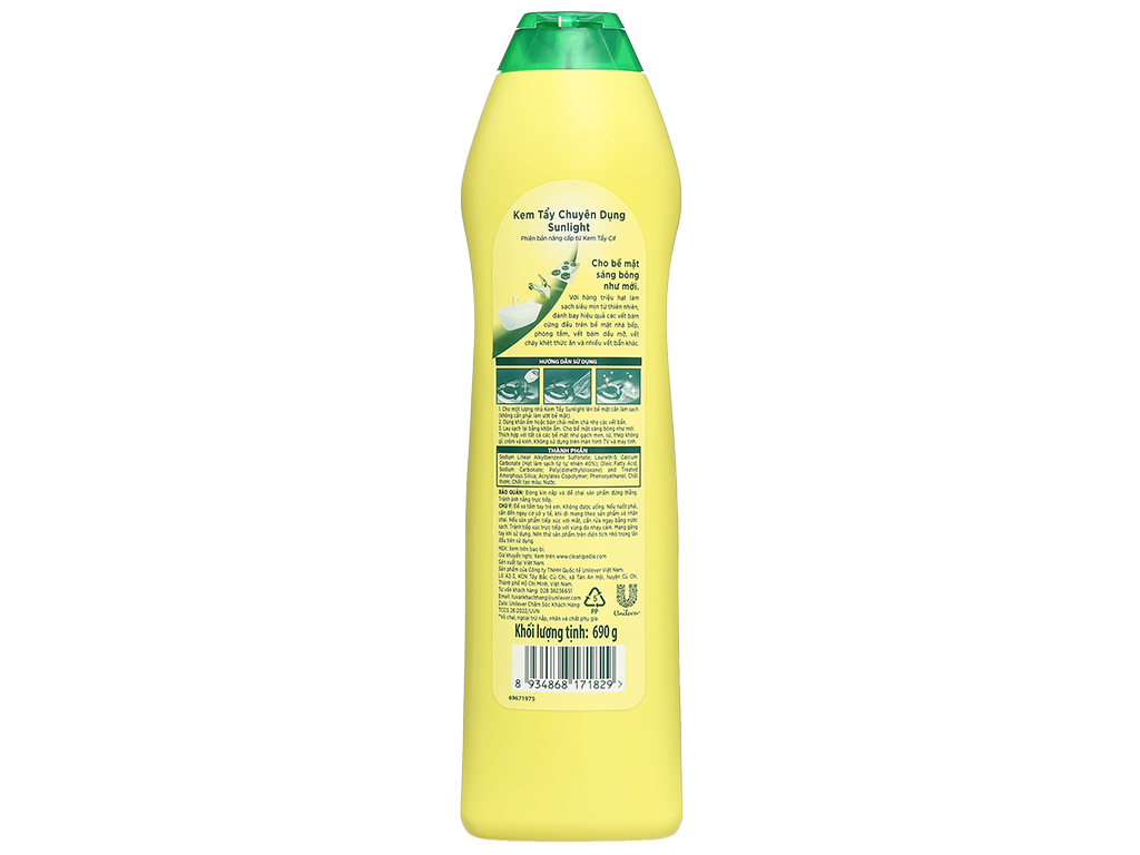 Kem tẩy đa năng Sunlight chai 690g