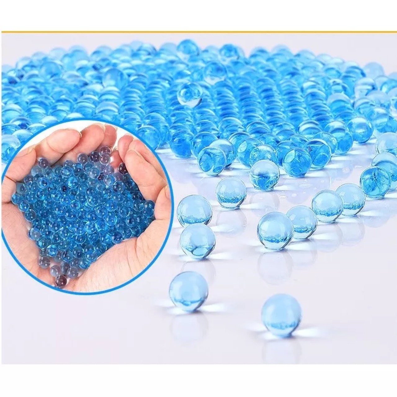 500 hạt thạch nở 6-7mm phụ kiện đa năng