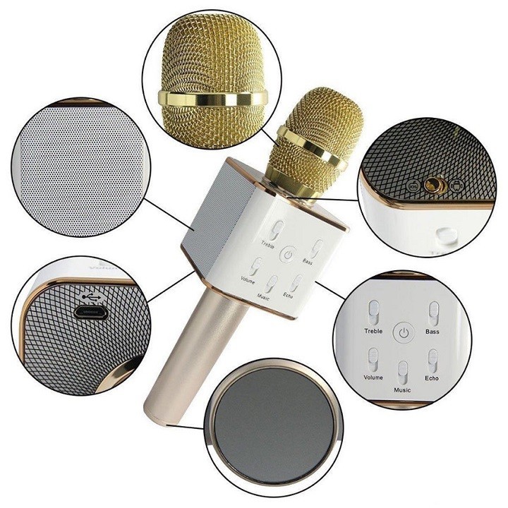 MIC KARAOKE Q7 KÈM LOA