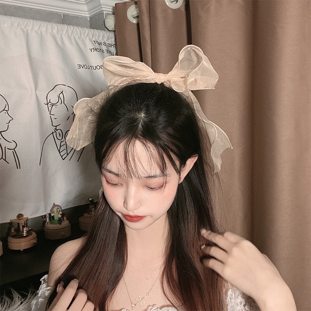 Cột Tóc Đính Nơ Hàn Quốc Siêu Xinh
