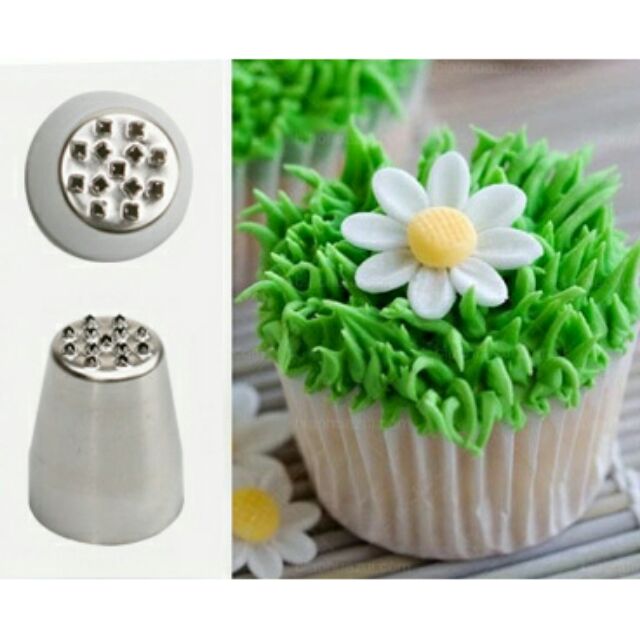 Đui trang trí bánh kem hình cỏ