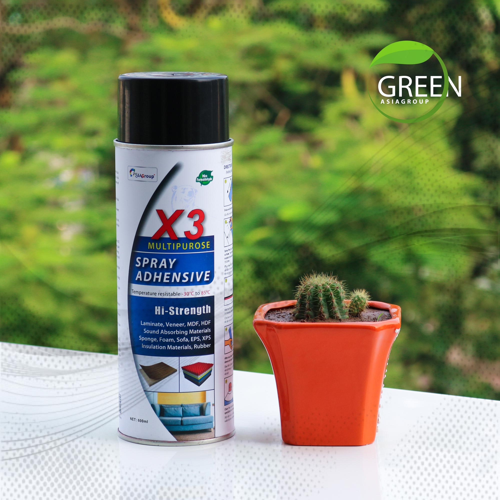 Keo xịt đa năng ASIA X3 - Lon 600ml