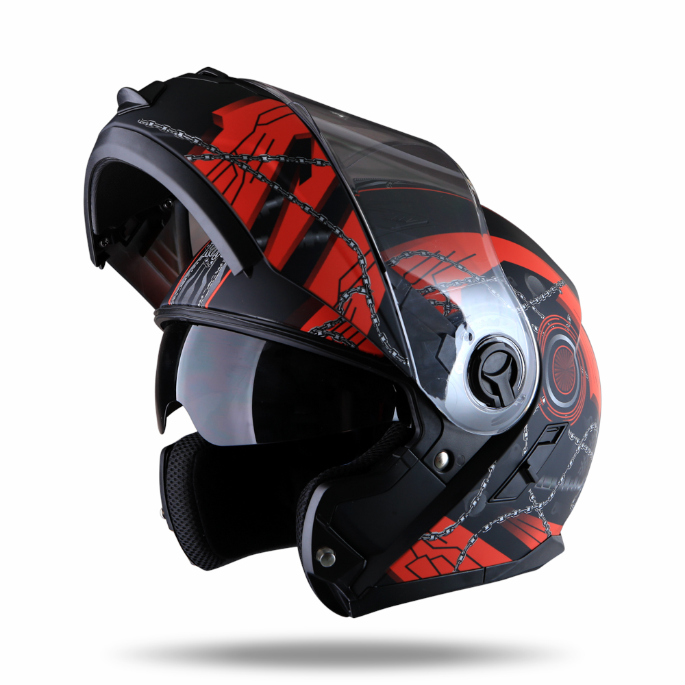 MŨ BẢO HIỂM FULLFAC LẬT CẰM 2 KÍNH LÓT THÁO RỜI CHÍNH HÃNG ROYAL M08(TẶNG THÊM 1 HỘP KHẨU TRANG Y TẾ )