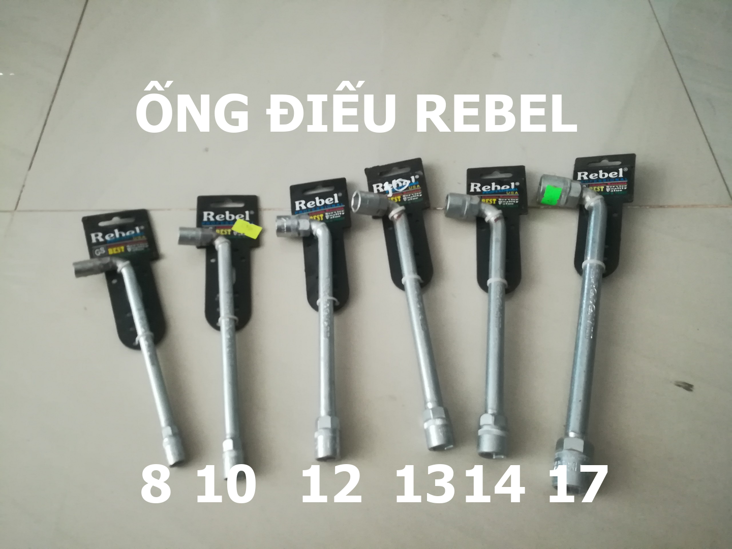 Ống điếu REBEL cao cấp nhiều kích cỡ (8mm, 12mm, 13mm)
