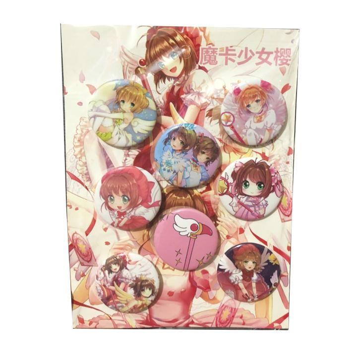 Bảng huy hiệu Miku Hatsune 8 chiếc anime chibi dễ thương