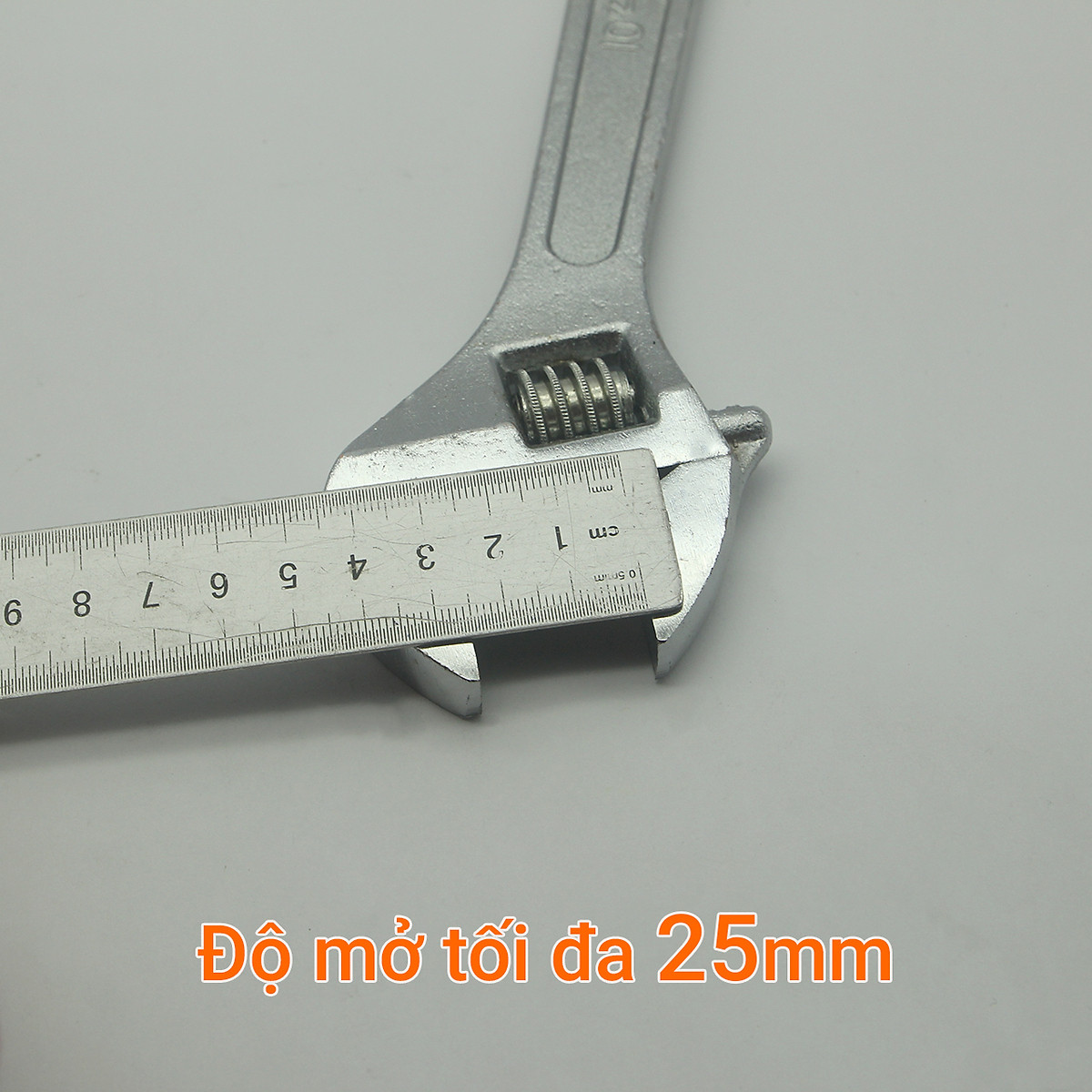 Mỏ lết trắng 10 inch-250mm độ mở tối đa 25mm