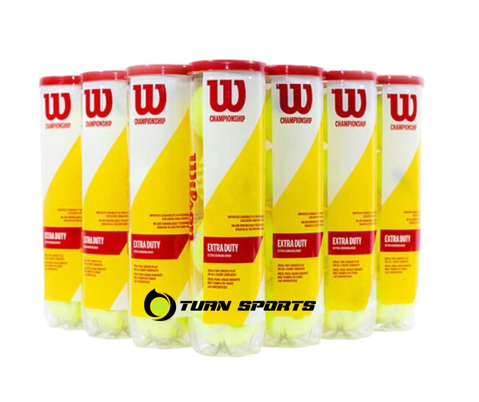 Banh Tennis Wilson 4 Trái - Vàng Đỏ