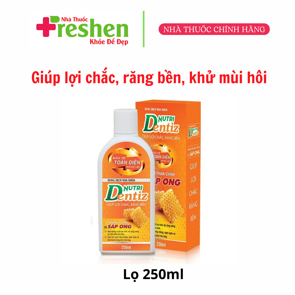 Nước Súc Miệng Nutridentiz Giúp Răng Chắc Khỏe Hết Viêm Lợi Chảy Máu Chân Răng
