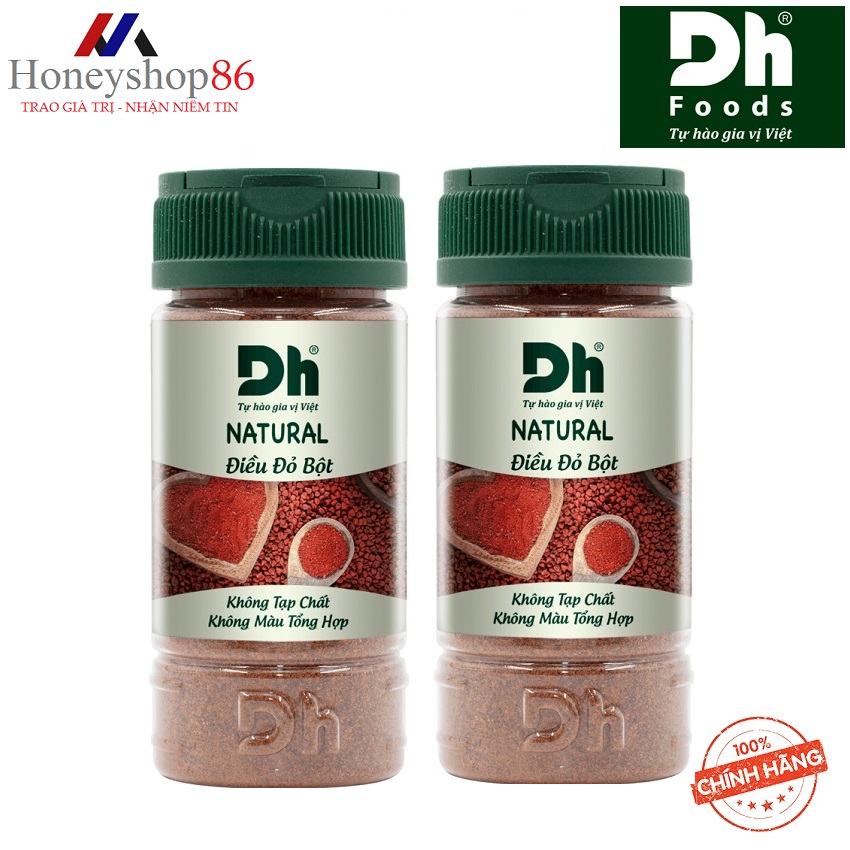 Combo2 hũ natural điều đỏ bột natural dh foods 50g dhgvt64 honeyshop86