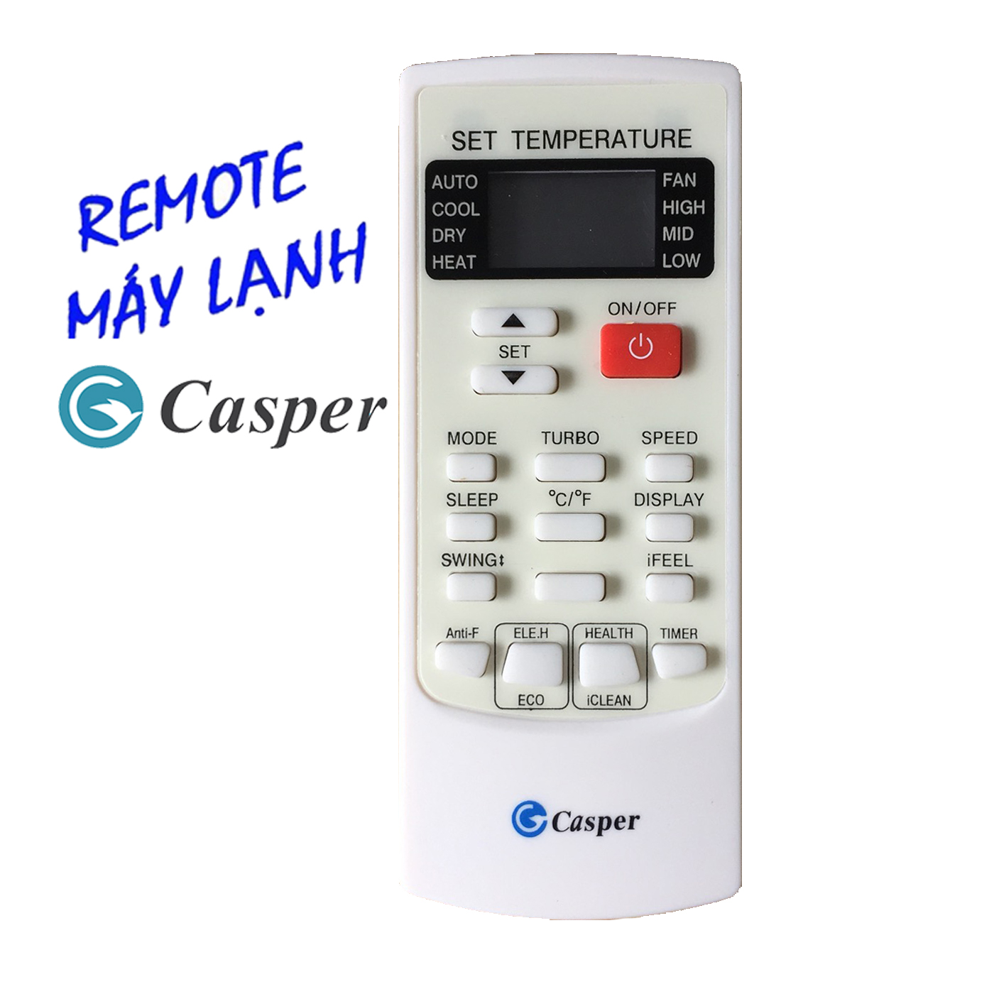 Remote Máy Lạnh, Điều Khiển Điều Hòa CASPER
