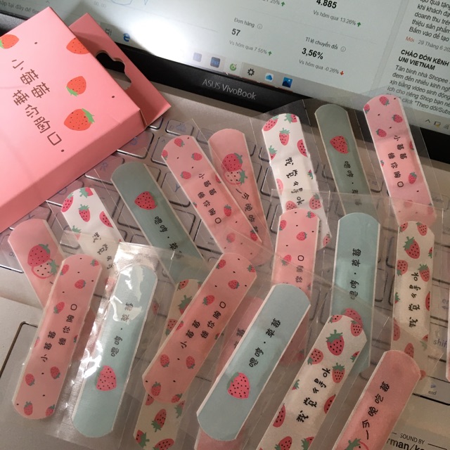 Hộp 20 Băng Dán Cá Nhân Cute