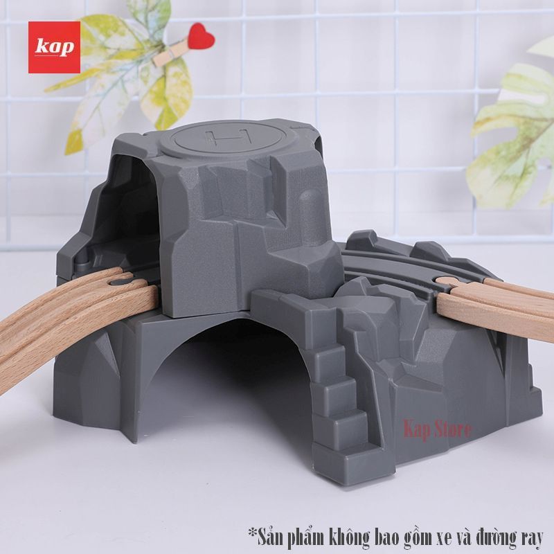 [HCM]Hang núi 2 tầng phụ kiện đường ray xe lửa gỗ