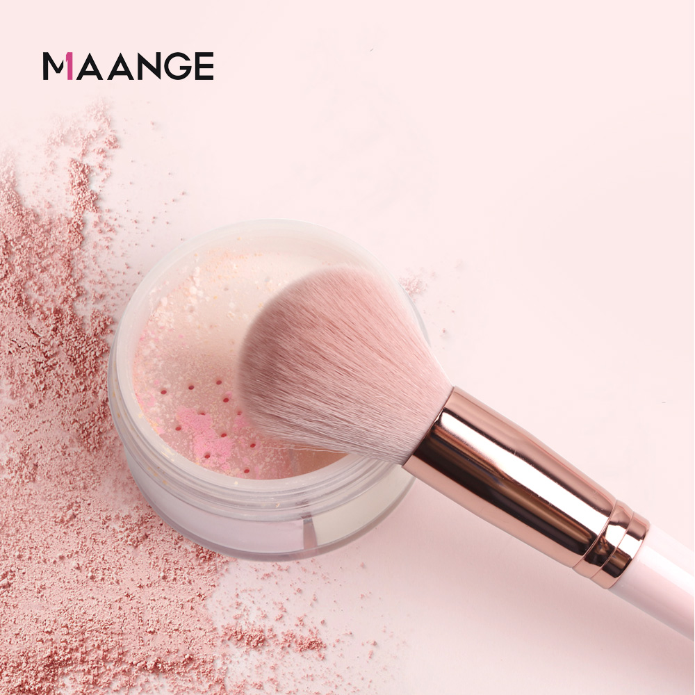 Set 7 cọ trang điểm MAANGE tán phấn má hồng phấn phủ che khuyết điểm phấn mắt tiện lợi